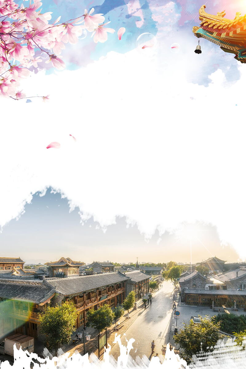 山西平遥旅游，精选复古中国风景点JPG图片，设计素材免费下载