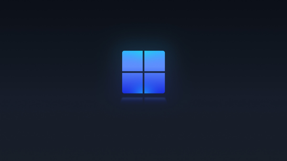 微软Win11专属，炫酷黑蓝深色调，5K高清壁纸，5120x2880超清分辨率，一键下载