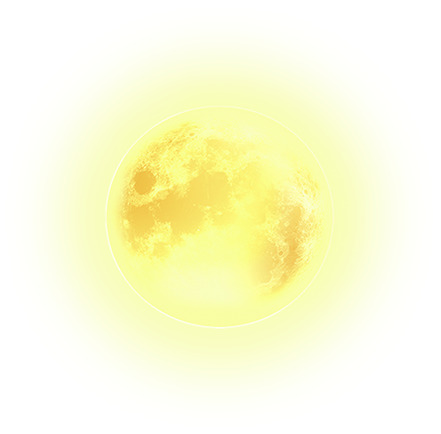中秋节节日元素，高清PNG透明图片，黄色朦胧背景设计素材下载