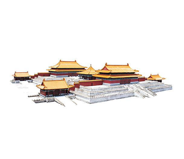 故宫PNG透明图，中国风装饰元素，高清素材免费下载
