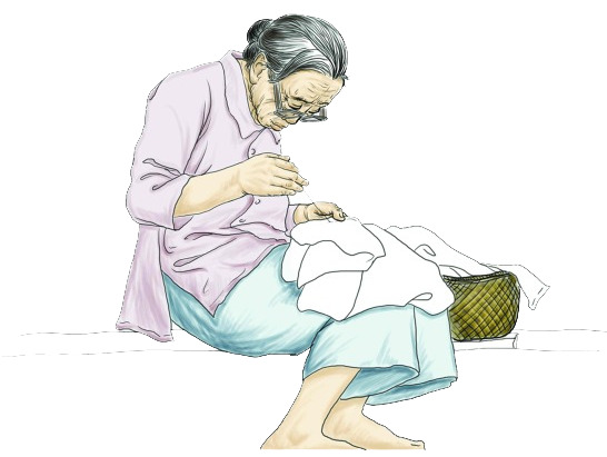 老奶奶节日PNG透明图，高清素材下载，创意节日元素设计必备