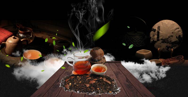 茶道文化，复古茶具与背景图片下载，高清JPG/中国风PSD设计素材