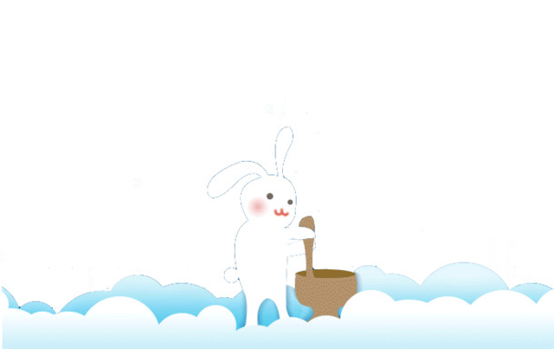 中秋节兔子PNG透明图片，高清节日元素，设计素材免费下载