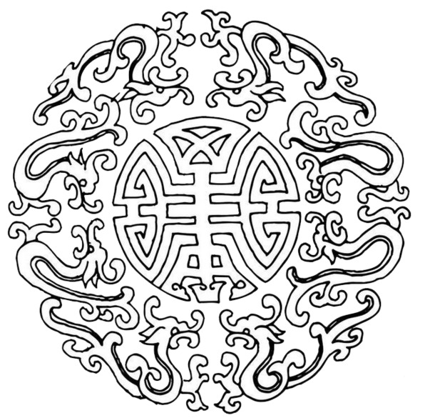 白族吉祥图案，高清PNG透明装饰元素，中国风设计素材下载
