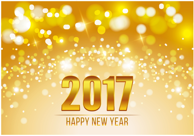 2017新年海报背景，高清JPG素材，电商狂欢AI设计，免费下载