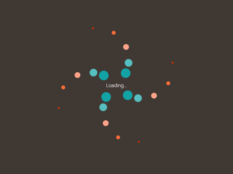 纯CSS3炫酷漩涡式Loading加载动画