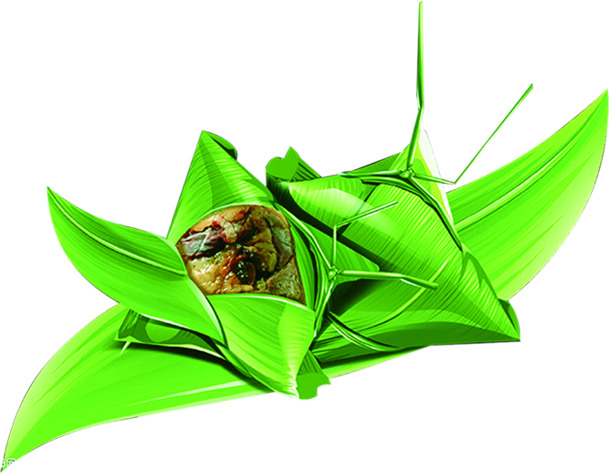端午节绿色嫩绿粽子PNG透明图片，高清节日元素设计素材下载