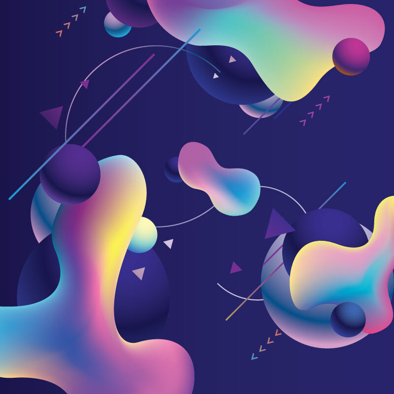 紫色流体渐变促销分层主图，炫酷AI设计素材，高清JPG格式下载