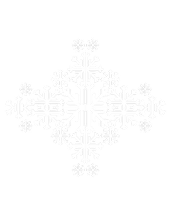 圣诞节大雪花PNG透明图，高清节日元素，设计素材免费下载