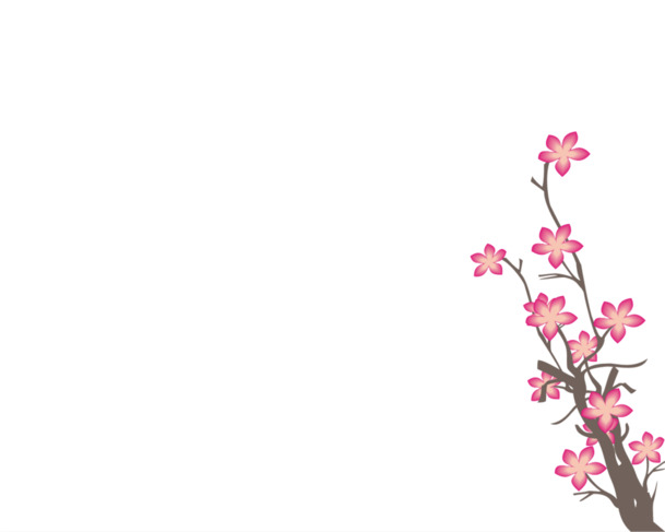 立冬梅花PNG透明图，节日元素设计素材，高清下载