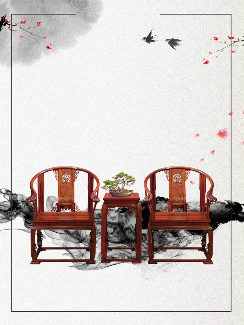 复古中国风高清JPG背景图，红木元素设计素材下载
