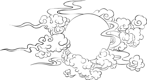 中国风祥云矢量素材，高清PNG透明图片，创意装饰元素，免费下载