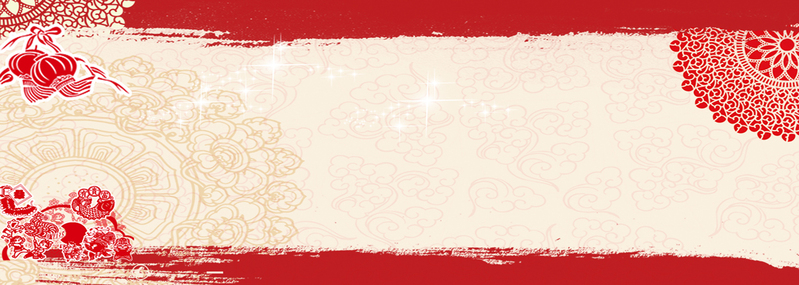新年复古中国风背景海报，高清JPG/PSD格式，设计素材免费下载