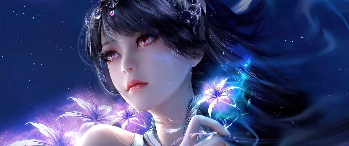斗罗大陆小舞，绝美带鱼屏壁纸，4K高清动漫图片，3440x1440分辨率，一键下载