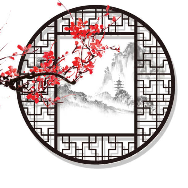 中国风高清PNG透明图片，精美装饰元素设计素材下载