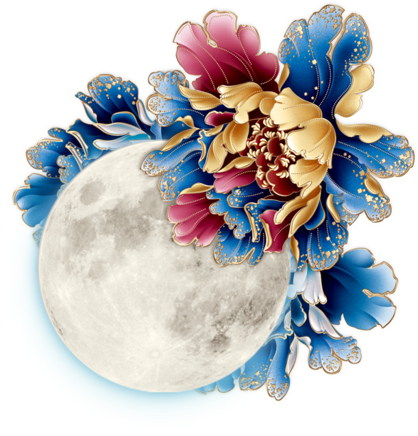 中秋节节日元素，高清PNG月亮透明图片，设计素材免费下载