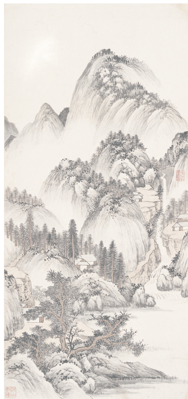 端午佳节，国风水墨画古典PNG透明图，中国风图片素材下载
