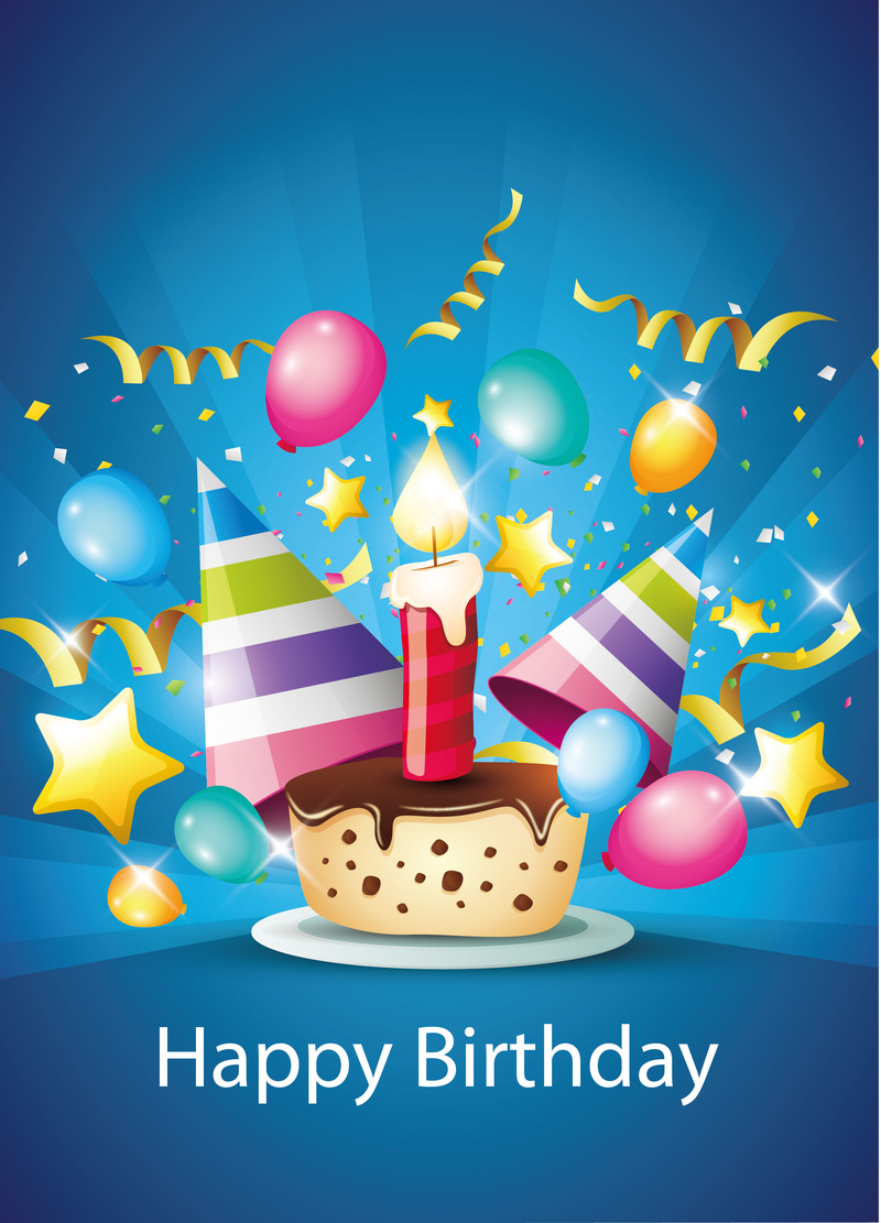 高清生日海报背景JPG，电商狂欢AI设计素材，免费下载！