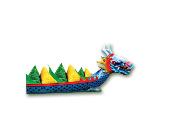 端午节龙舟PNG素材，高清透明图片，节日元素设计下载