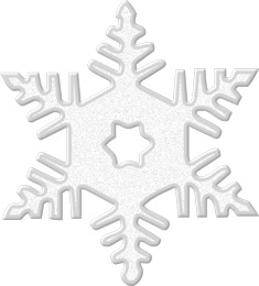 高清雪花PNG透明图，圣诞节节日元素，设计素材免费下载