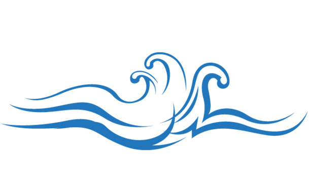 中国风海浪PNG透明图片，高清装饰元素，设计素材免费下载