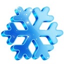 雪花图标PNG透明图，高清圣诞节日元素，设计素材免费下载