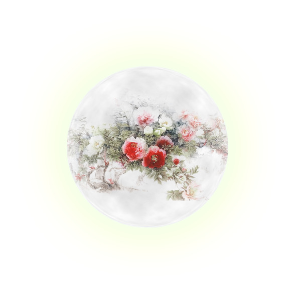 圆月PNG透明图，中秋节节日元素，高清设计素材下载