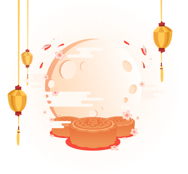 中秋佳节赏月图，高清PNG透明中秋节元素图片素材，免费下载
