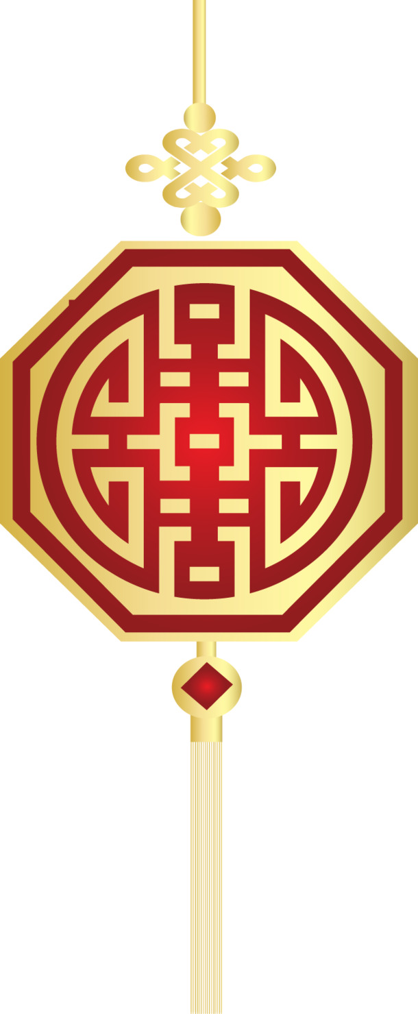 福禄寿喜矢量图，高清PNG中国风装饰元素，透明底图片素材下载