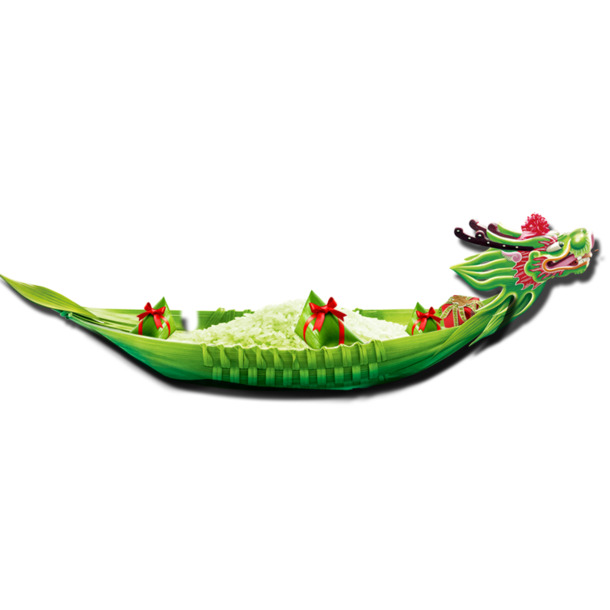 端午节龙舟PNG/PSD素材，高清透明图片，节日元素设计下载