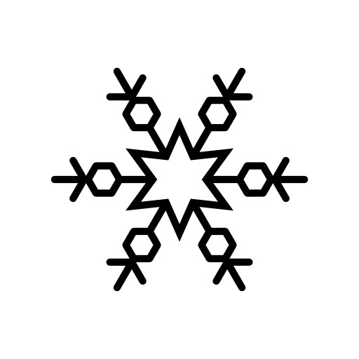 高清PNG透明雪花图标，圣诞节节日元素设计素材免费下载