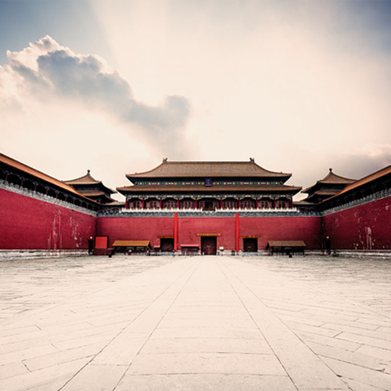 中国风故宫背景图，复古高清JPG素材，一键下载