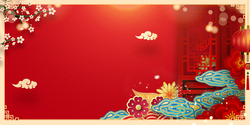 红灯笼映吉祥年，复古中国风高清JPG图片设计素材下载
