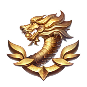 中国风金色龙头图标，高清PNG透明素材，创意装饰元素，免费下载