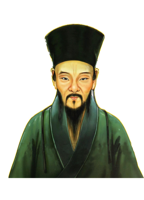 王阳明精美画像，高清PNG透明中国风装饰图片，设计素材下载