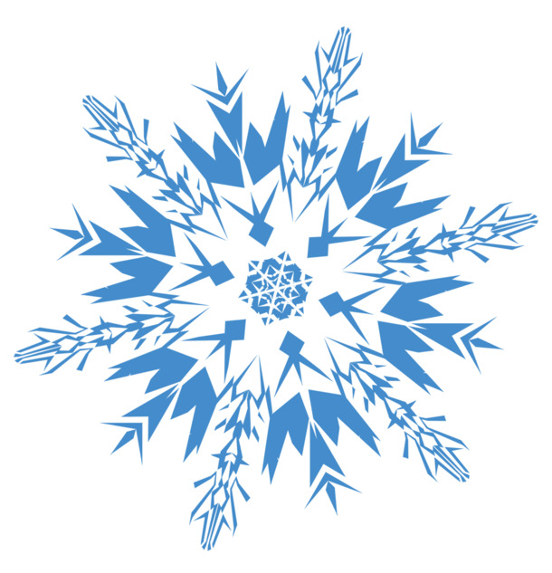 高清PNG透明雪花素材，多样种类，节日氛围浓，圣诞设计必备下载