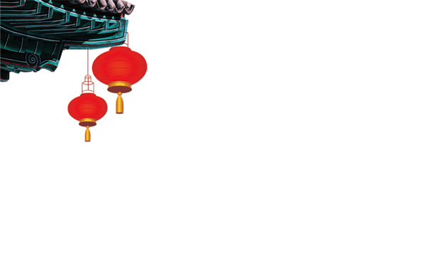 中国风楼角a高清PNG透明图片，创意装饰元素，免费下载设计素材