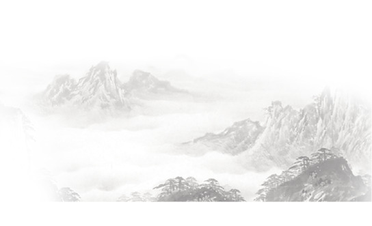 古风山水水墨PNG透明装饰元素，中国风高清图片设计素材下载