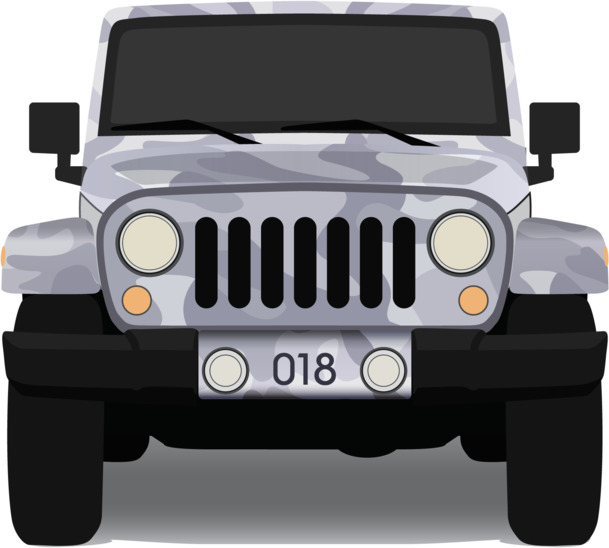 矢量JEEP PNG透明图，节日元素设计素材，高清下载