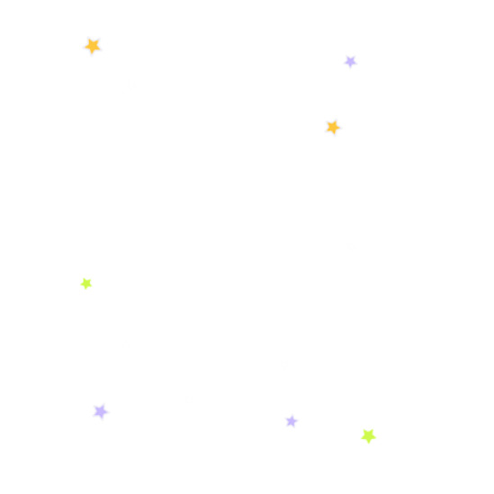 六一儿童节高清PNG透明图片，星星点缀节日元素，设计素材免费下载