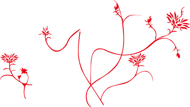 中国风花纹纹理边框剪纸PNG透明图片，高清装饰元素，设计素材免费下载