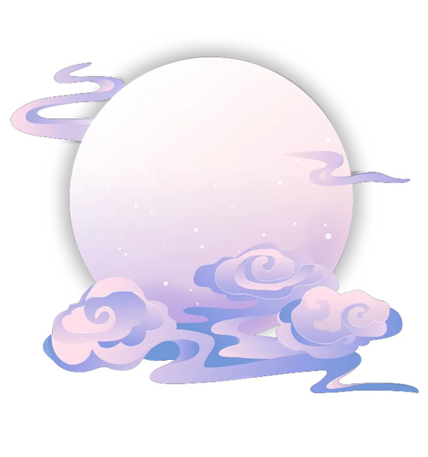 七夕佳节，手绘云朵鹊桥PNG透明图片，浪漫情人节设计素材下载
