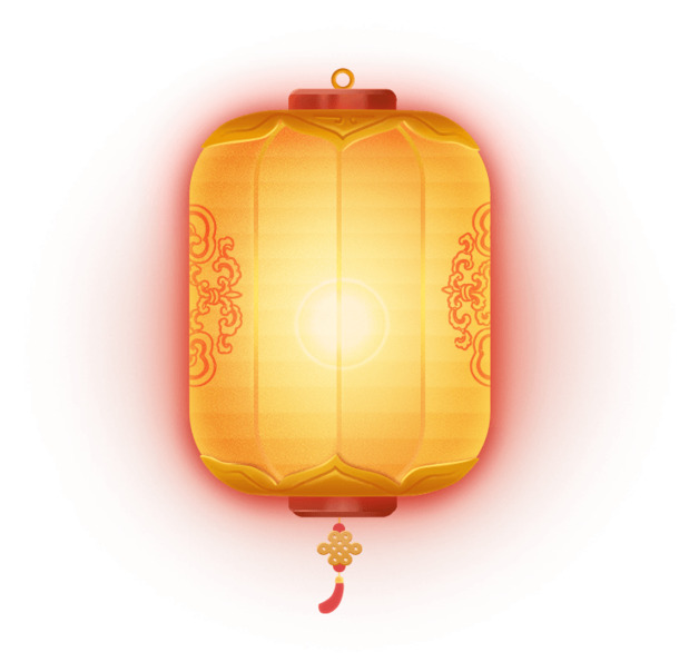 中国风灯笼元宵节插图，高清PNG透明图片，创意装饰元素设计素材下载