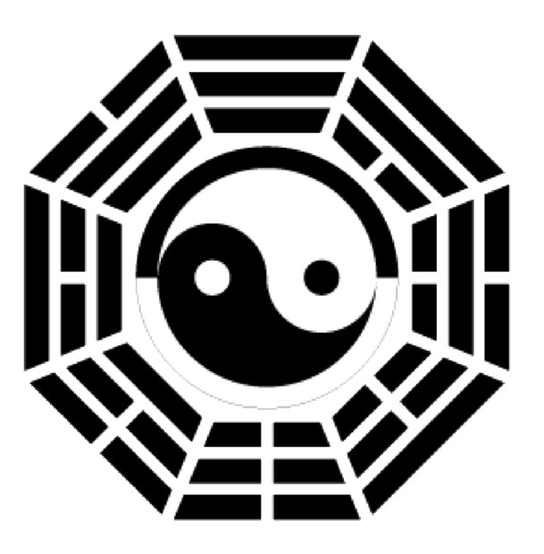 简约八卦图PNG透明素材，中国风装饰元素，高清下载