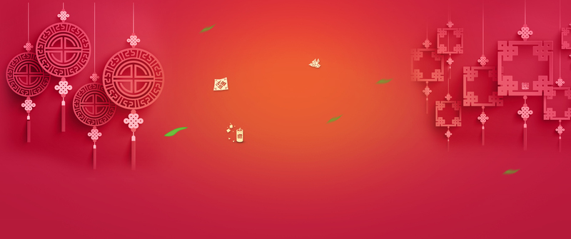 春节狂欢，中国风红色海报背景，高清JPG/PSD设计素材下载