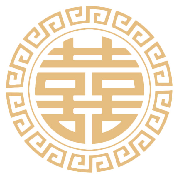 中国风剪纸PNG透明图，双喜装饰元素，高清素材下载