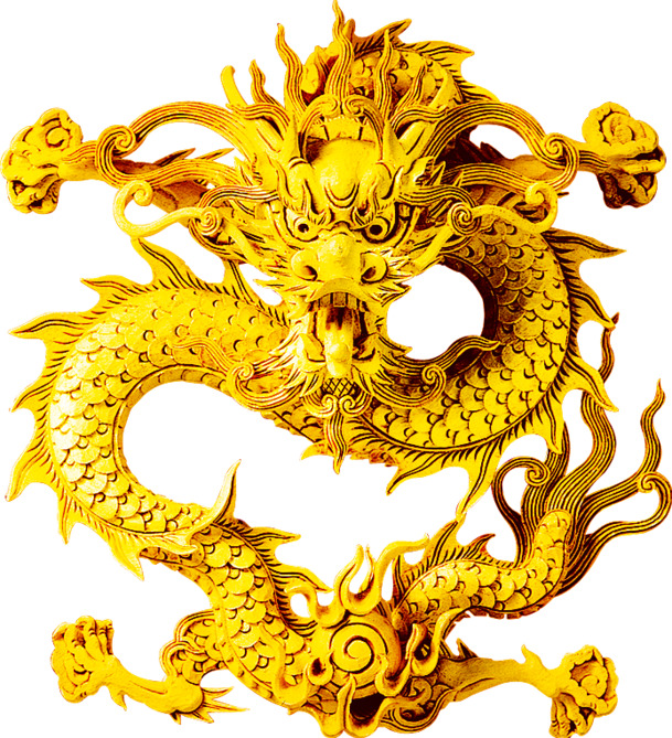 金龙素材，高清PNG透明装饰元素，中国风图片设计素材免费下载