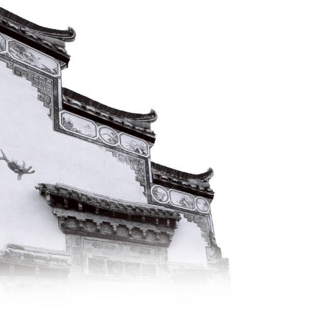 古风建筑PNG透明素材，中国风装饰元素高清下载