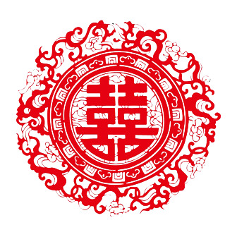 中国风剪纸PNG透明图片，高清装饰元素，设计素材免费下载