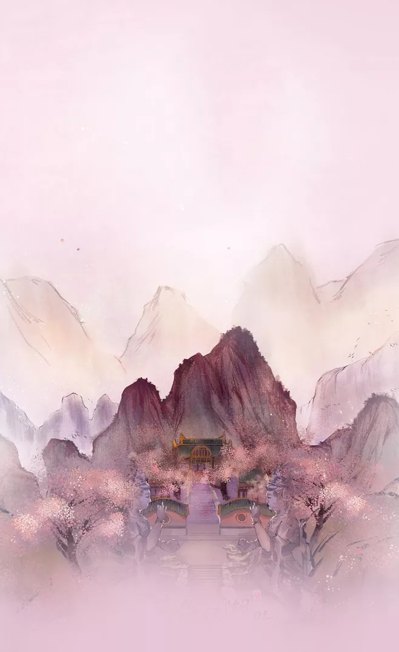 古风插画海报背景，复古中国风JPG/PSD设计素材高清下载